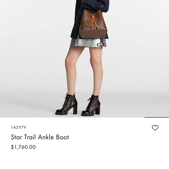 Louis Vuitton Star Trail Ankle Boot Size 37.5 100% Authentic Brand New with Box - Picture 12 of 12